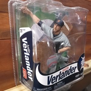 McFarlane MLB Justin Verlander Baseball Figurine Pitcher #35 Detroit